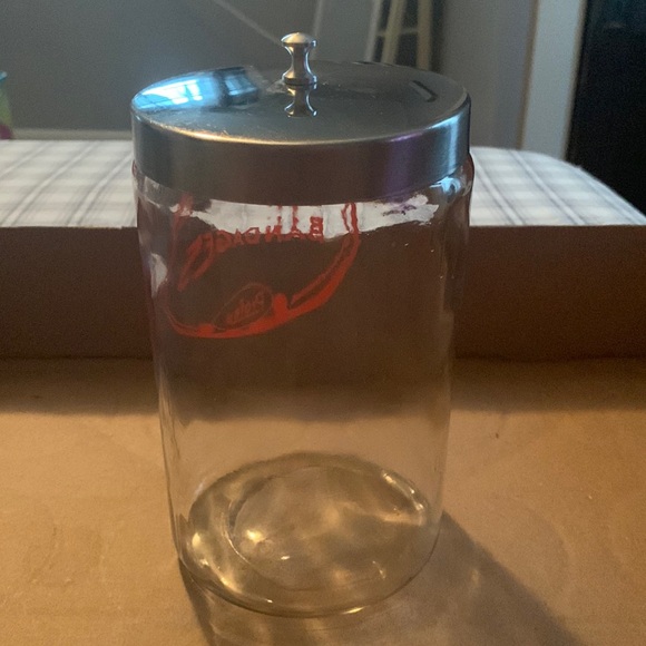 Vintage, Dr. Office Glass Bandages Container, Profex, Excellent Condition - Picture 3 of 4
